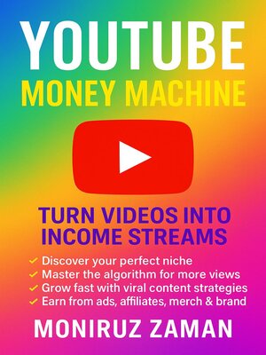 cover image of YouTube Money Machine_ Turn Videos into Income Streams